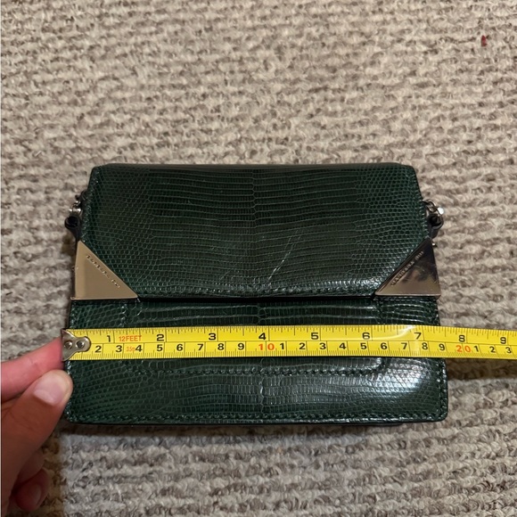 Barbara Bui Green Varanus Salvator Lizard Madness Crossbody Bag One Size - Picture 7 of 9